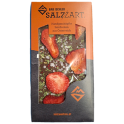 Premium Milchschokolade Erdbeere, Basilikum