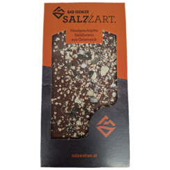 Premium Milchschokolade Kürbiskerne, Krokant, Salzzart