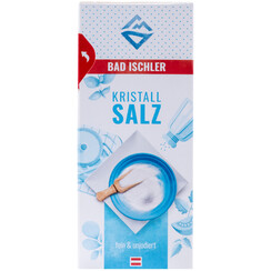 BAD ISCHLER Kristallsalz fein & unjodiert 500g