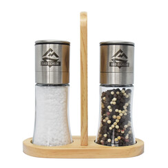BAD ISCHLER Menage - Kristallsalz & bunter Pfeffer