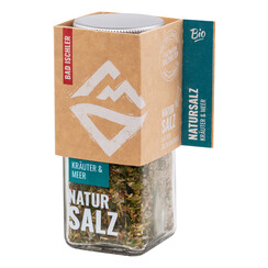 BAD ISCHLER Natursalz Kräuter und Meer im Streuglas